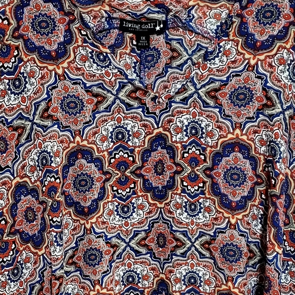 Living Doll Blouse 1X - Picture 6 of 7